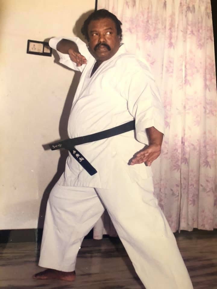 Dai Sensei Moses Thilak demonstrating a technique